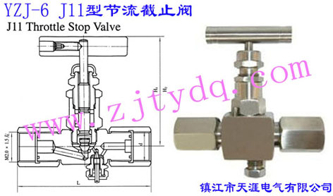 YZJ-6 J11͹ֹyYZJ-6 J11 Throttle Stop Valve